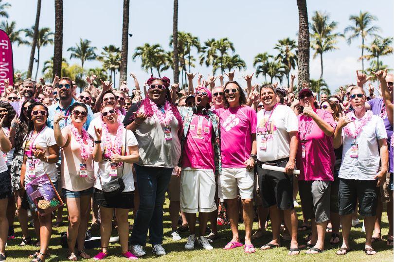 Throughout the pandemic, T-Mobile employees stayed safe and customers stayed connected. 
