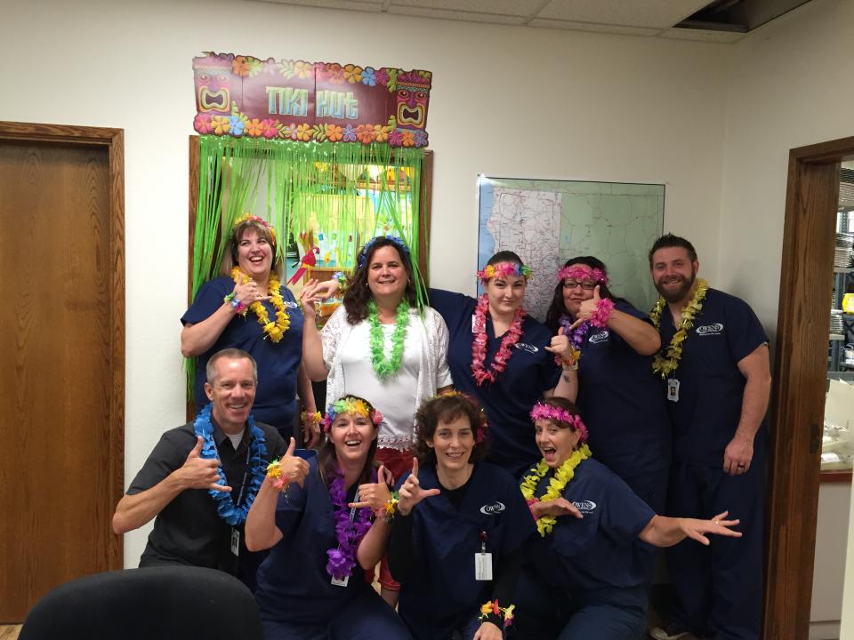 Hawaiian Day at our Infusion Pharmacy!