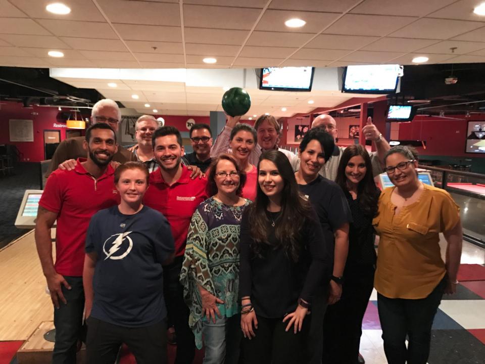 Tampa Branch takes some time to go bowling for Employee Appreciation Day