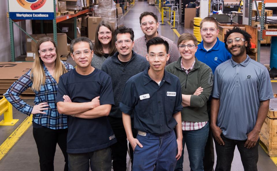 Graco employees share our vision and commitment to delivering the industry’s highest quality products and services.