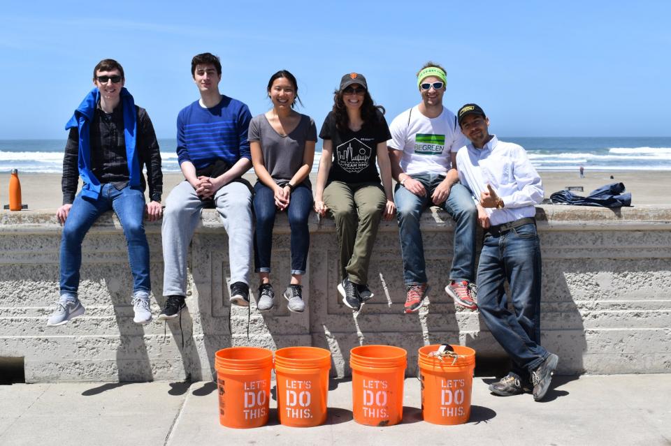 San Francisco colleagues helped clean up Ocean Beach for Global Volunteer Month!