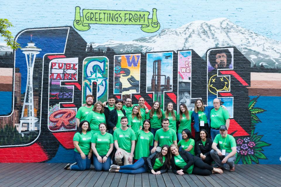 Team photo at ezFoodFest Seattle