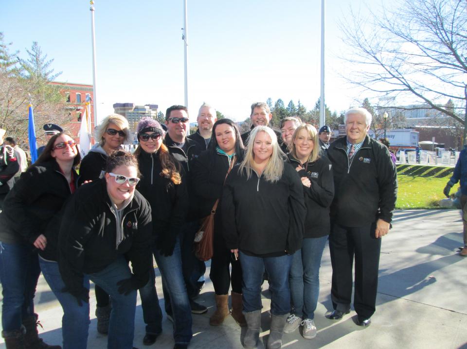 The C.A.R.E committee dedicated their time and led fundraising efforts for a local Fallen Heroes Military Memorial ceremony - \