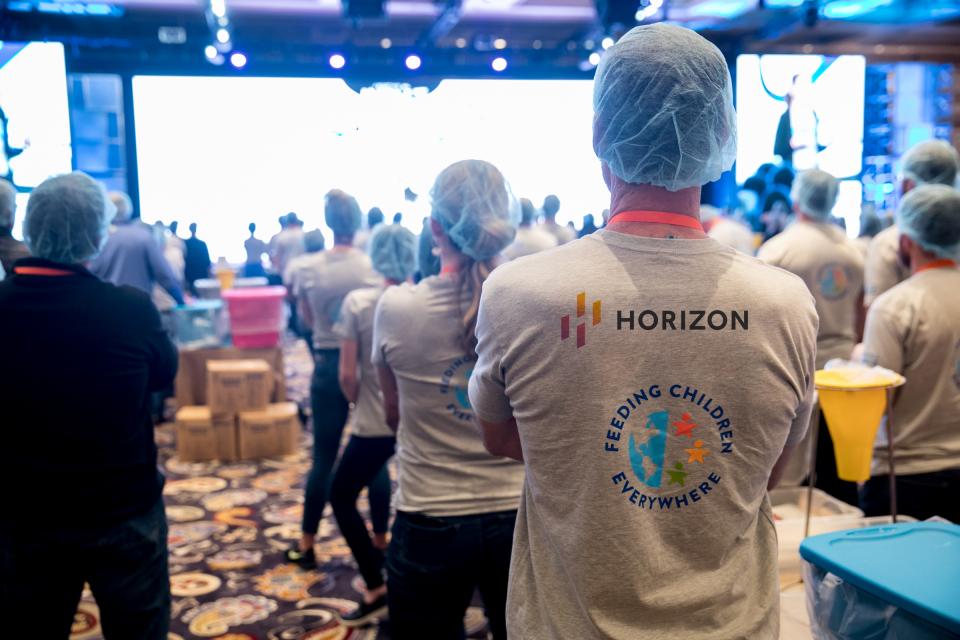 Horizon employees working in the company's South San Francisco laboratory