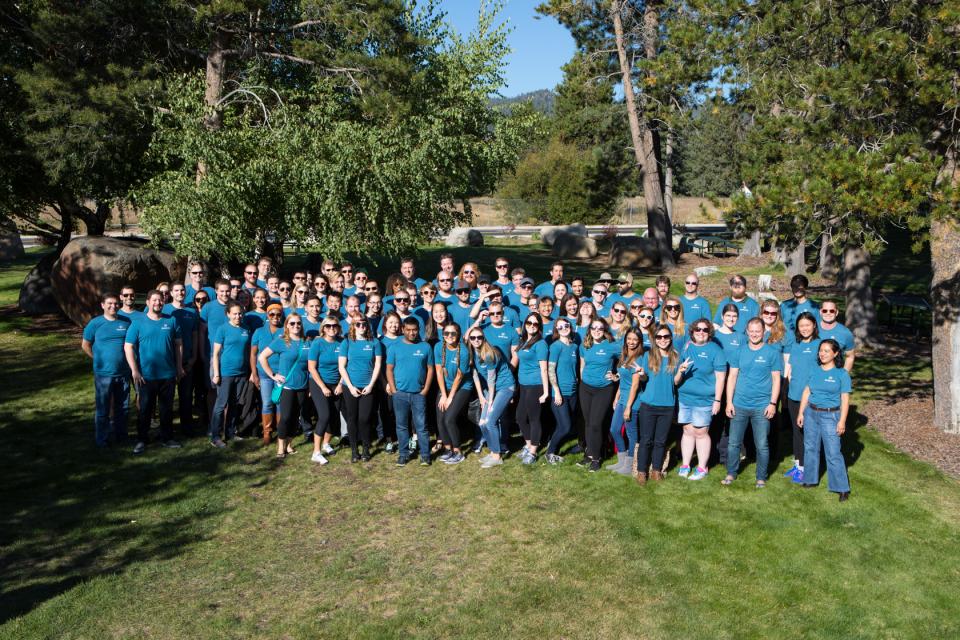Employees and their guests are treated to a fun-filled trip to Lake Tahoe in celebration of reaching company milestones.