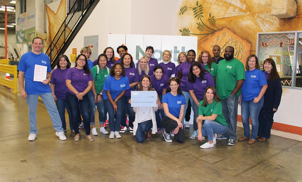 Thanks to generous donations of money and food and the hard work of these volunteers, Hunton & Williams’ Dallas office provided 16,626 meals to needy families, children and elderly!