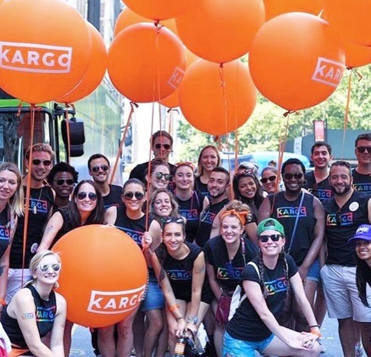 Employees at the Gay Pride Parade in NYC