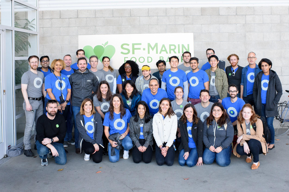 Volunteering at SF Marin Food Bank