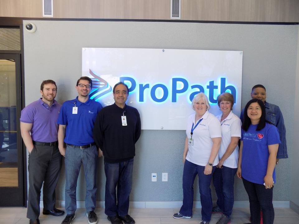 ProPath team raised $10,752 for the Susan G Komen Race for the Cure with shirt sales, donations and company match. 