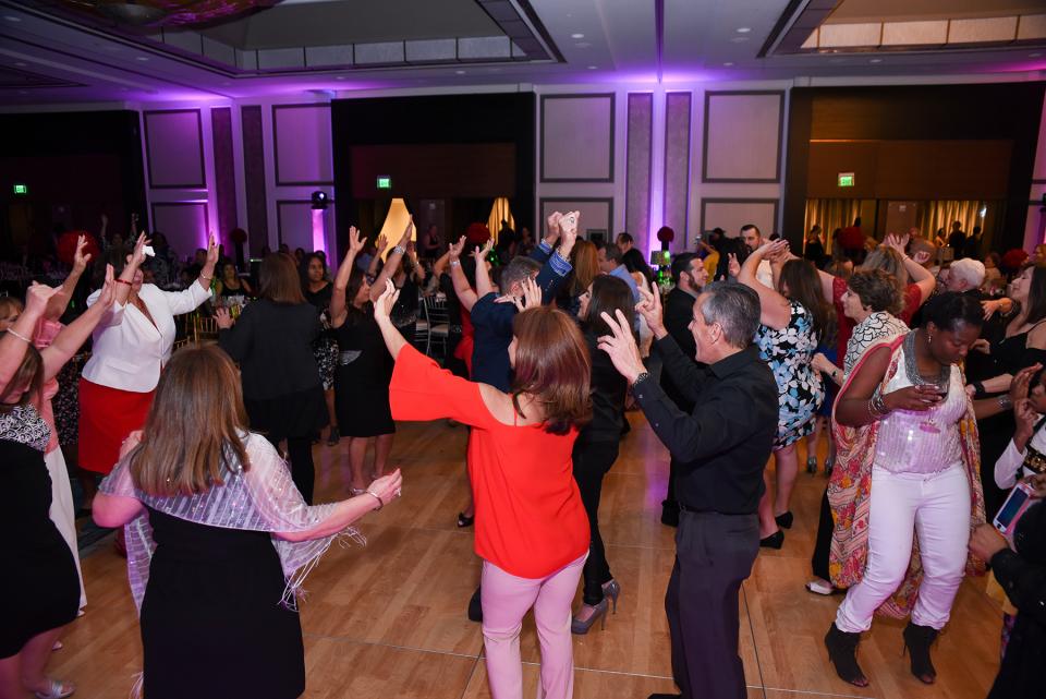 NCHS Family breaking it down at our annual service awards banquet!