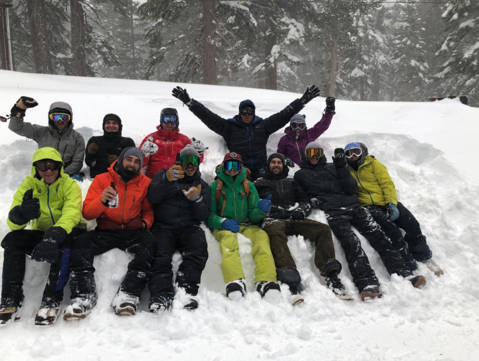 Powder hounds preparing for safe backcountry fun