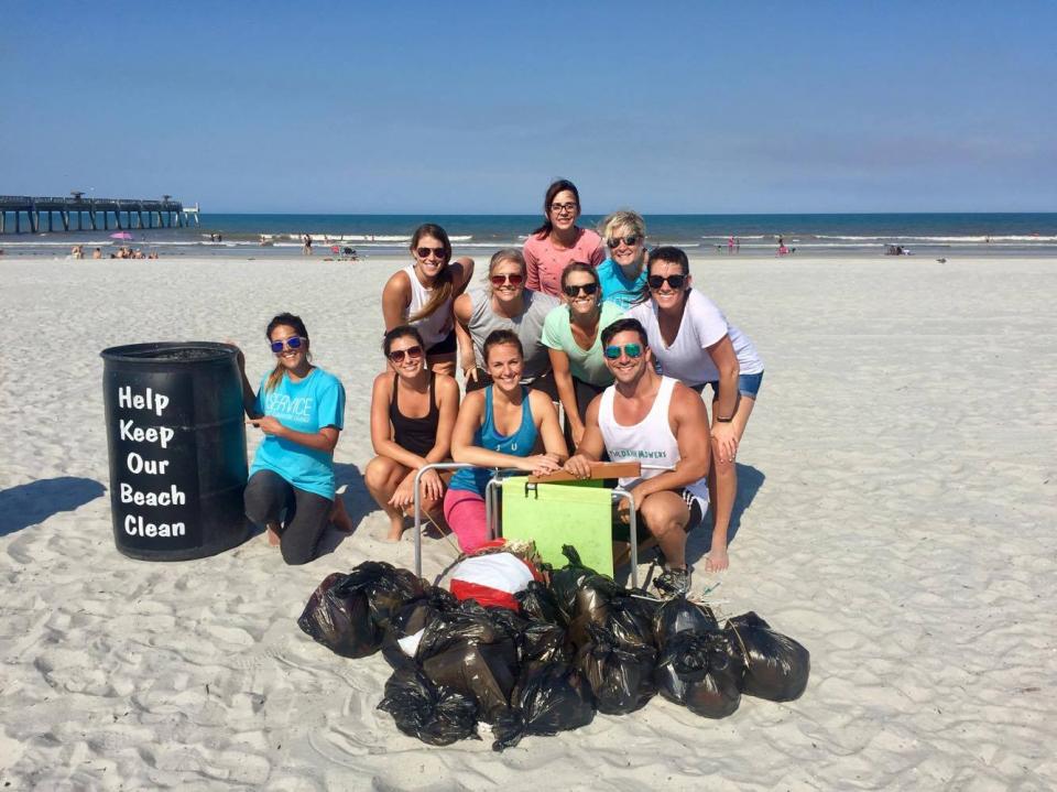 Beach Clean-up Service Day
