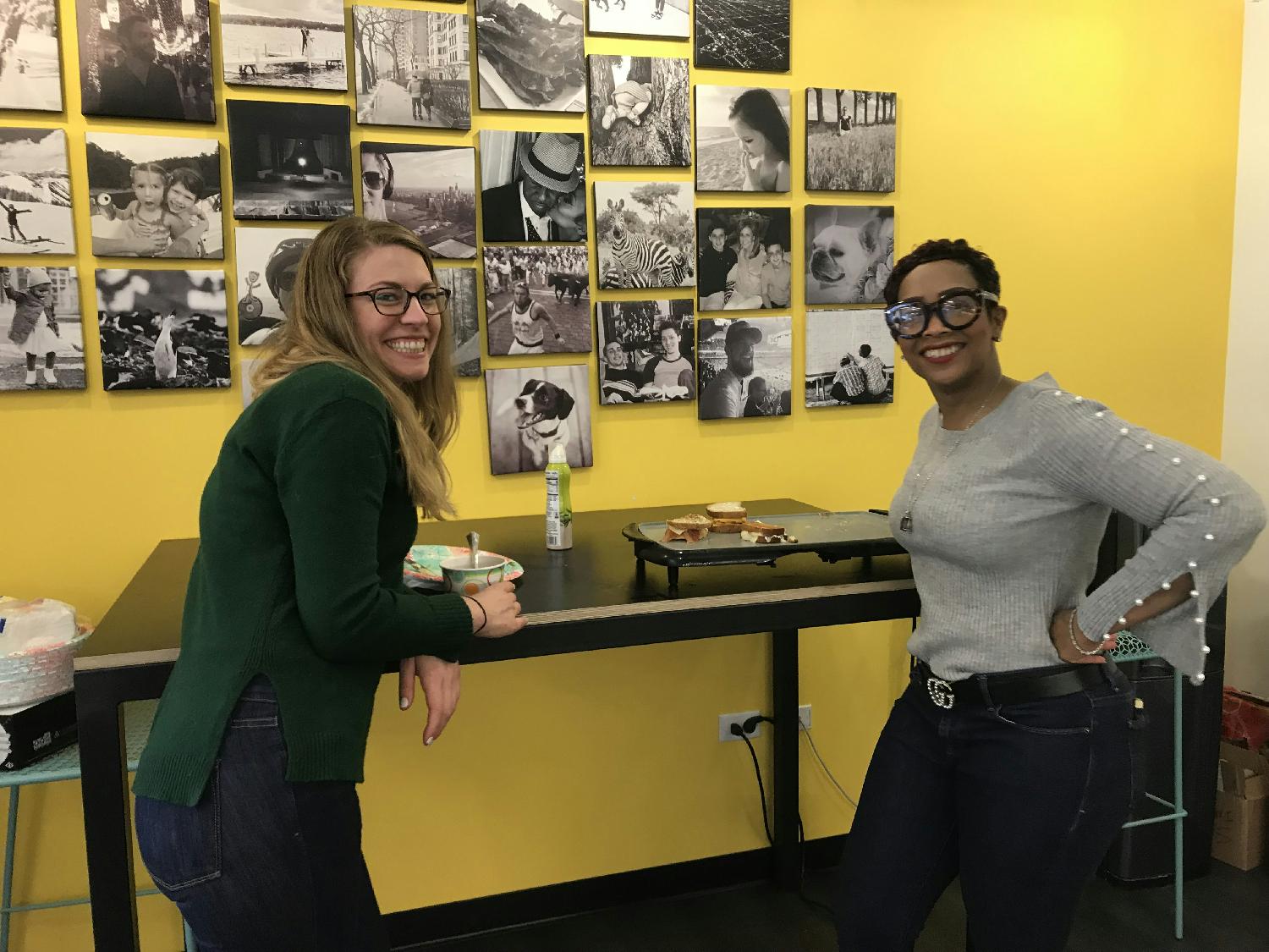 We celebrated National Grilled Cheese day by...eating grilled cheeses! Both of our offices indulged in the finest of cheese and breads with a side of tomato soup, now that's a reason to come to the office on a cold, winter day! 