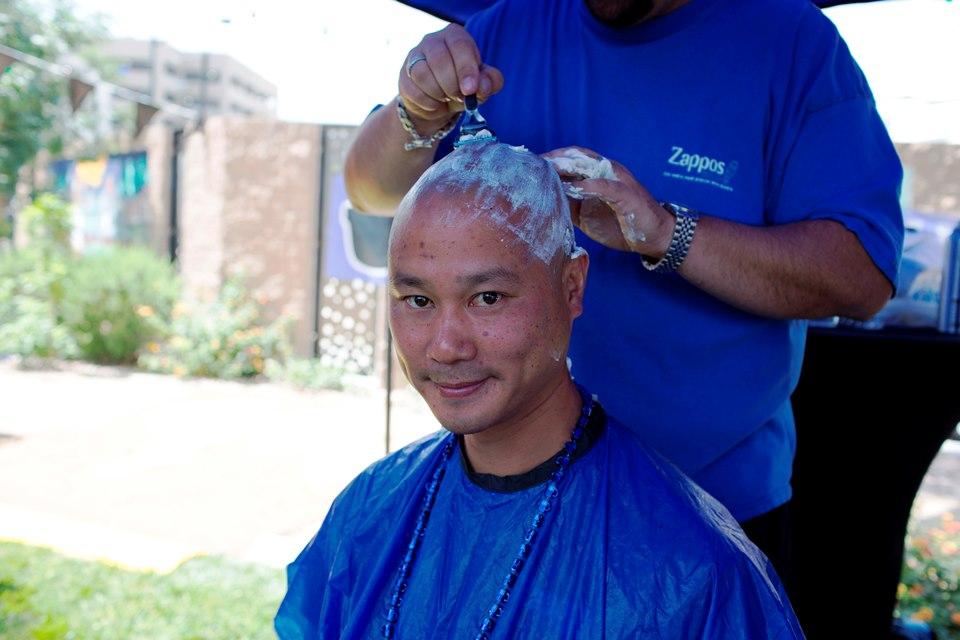 Tony's annual haircut, looking dapper dandy!