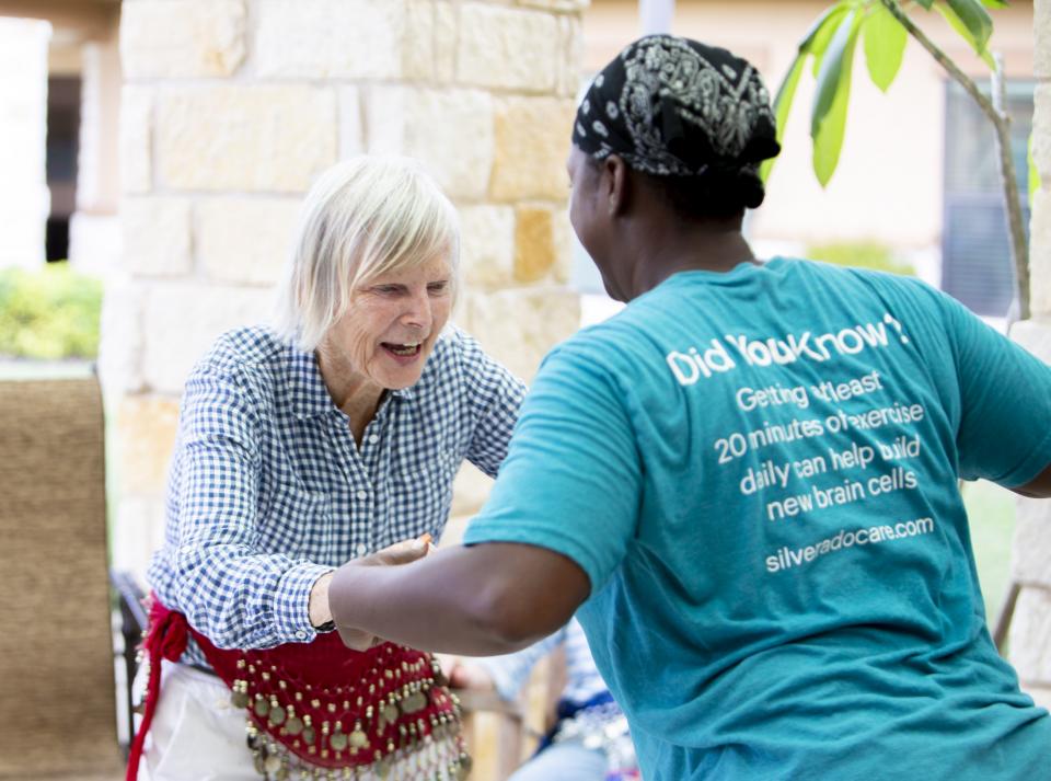 Beverly Place associates celebrate receiving their vaccine. We take our work seriously, but we know how to have fun! 