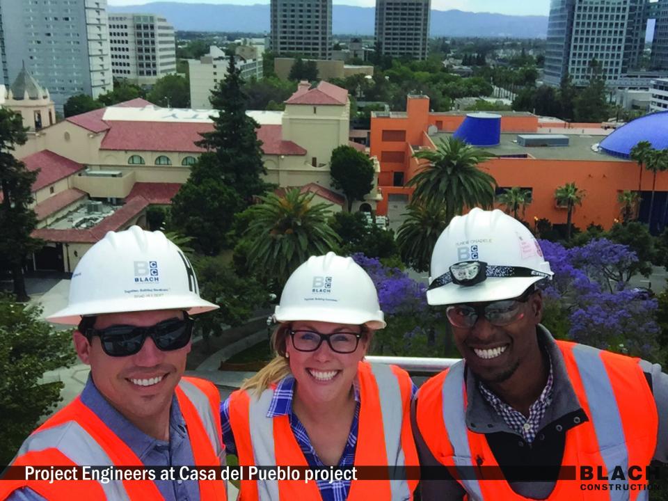 Project Engineers at Casa del Pueblo Project