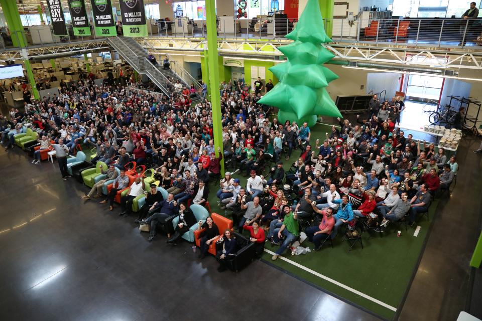 We Win Together Wednesday - Every Wednesday we bring in lunch for those employees who wish to connect in person. 