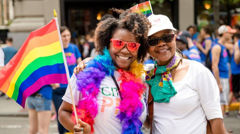 Citizens colleagues at a community Pride event