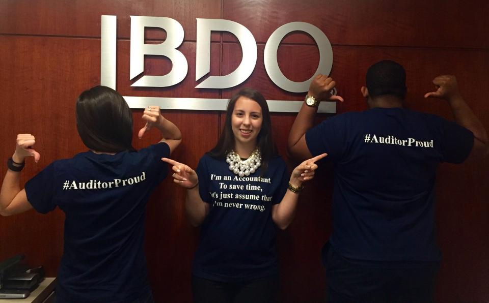 BDO interns celebrate the CAQ’s #AuditorProud day! 