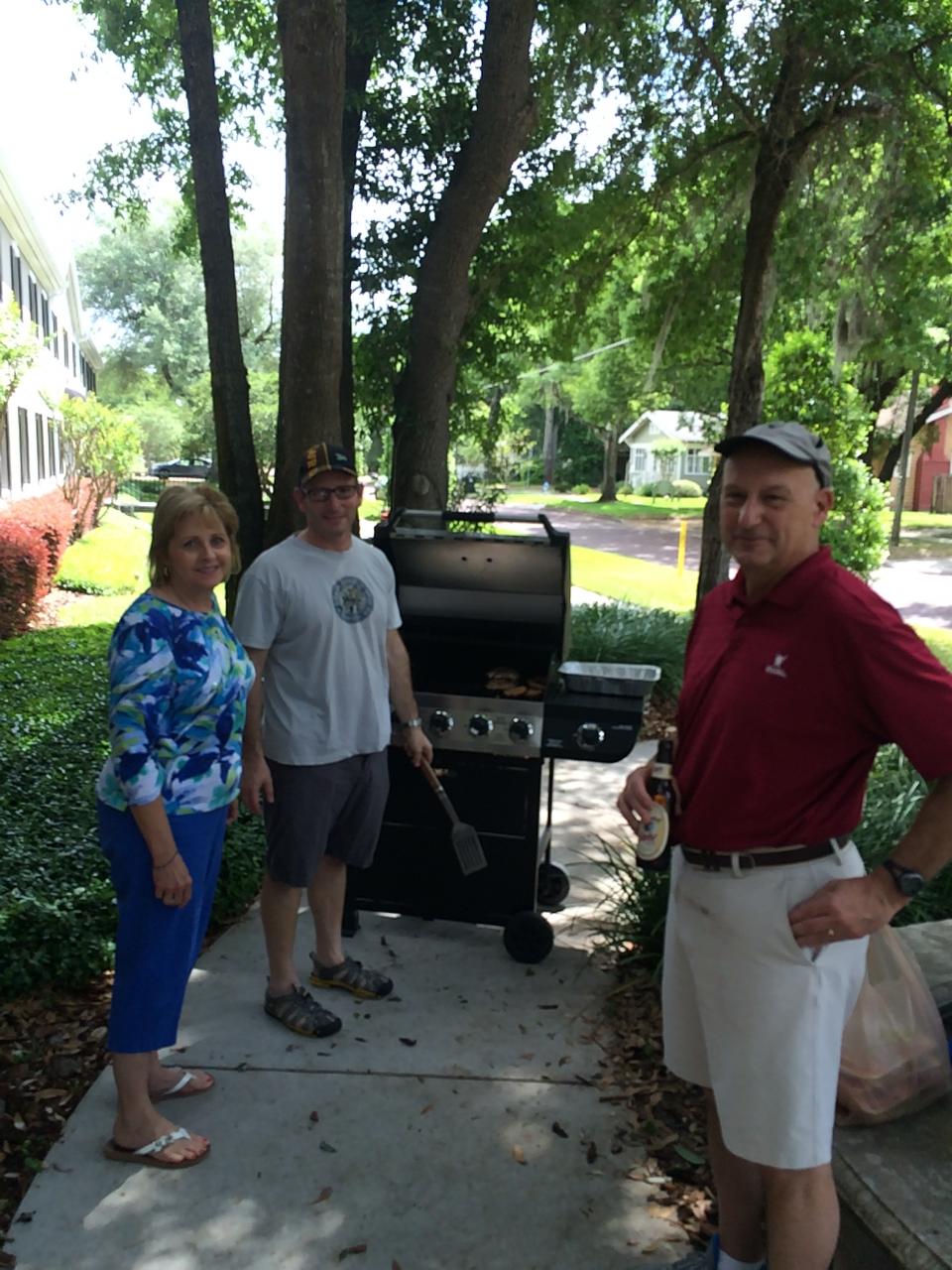 Employee's at our office BBQ