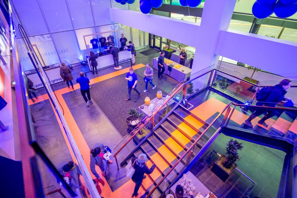 Expedia Group Seattle Campus (HQ) Skybridge Inside View