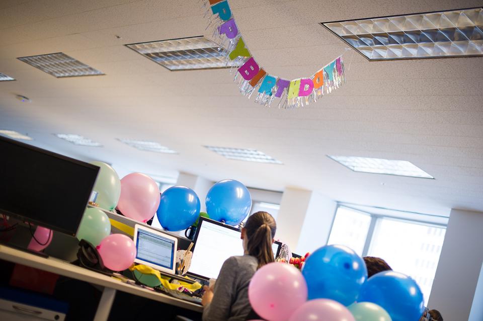 Birthdays are always a special occasion at BrightRoll.