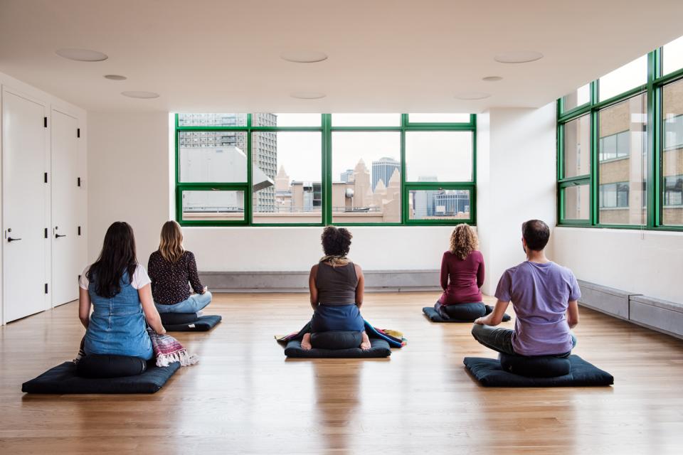 Employees can participate in regular wellness programing, including pilates, yoga, and meditation classes, or grab some quiet rest time in our headquarters \