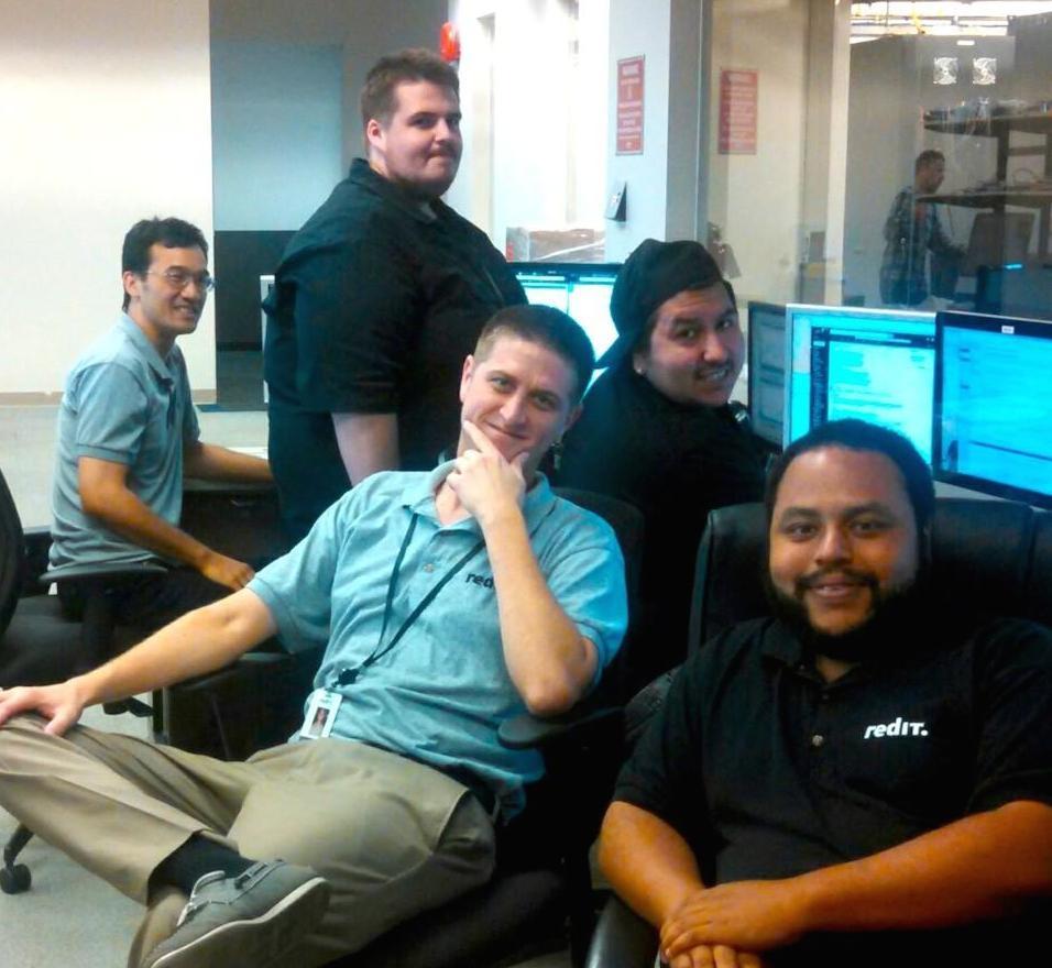 The Operations team pauses for a smile!