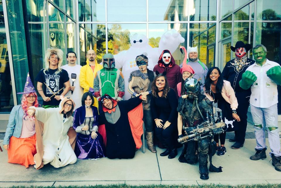 Kigurumi in the hallway! This time happened to be Halloween.