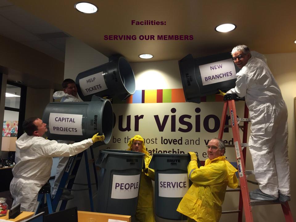 Our Facilities Department Celebrating How They Give Back to Employees and Members