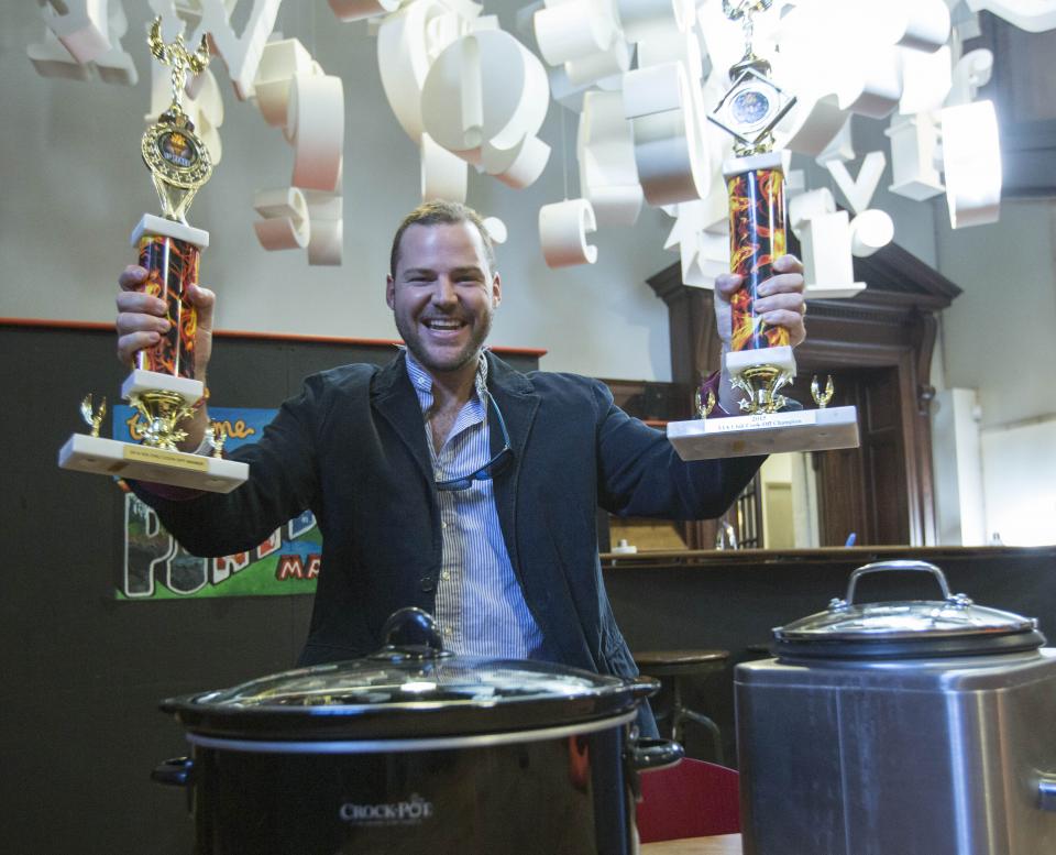 Senior Copywriter Steve Holt at Annual Chili Cook-Off