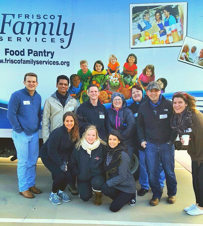 Volunteering at Frisco Family Services
