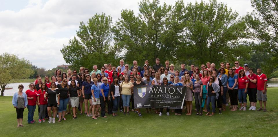 Avalon employees at our family picnic