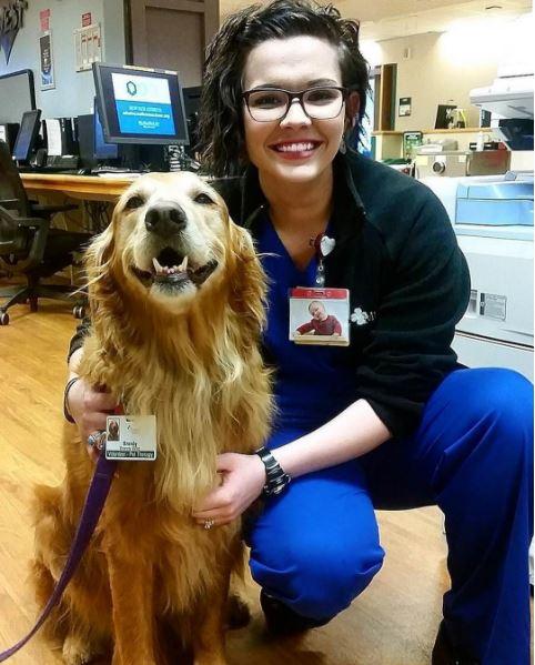 Pet Therapy Visits to Team Members