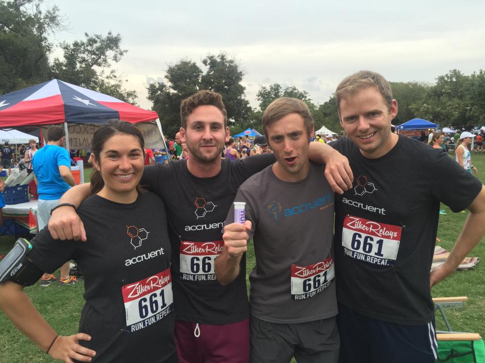 The Accruent Team at the Zilker Relays this year!