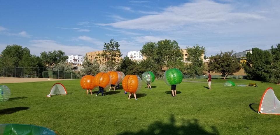 Bubble Soccer Team Building