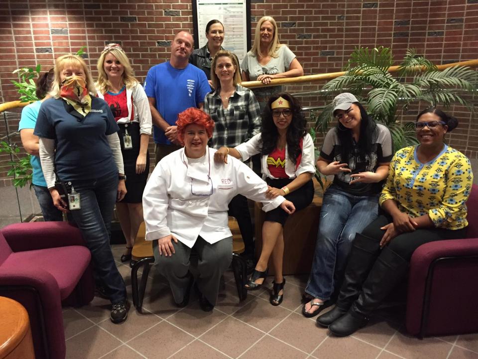 RIVA employees in the Halloween spirit for a costume contest!