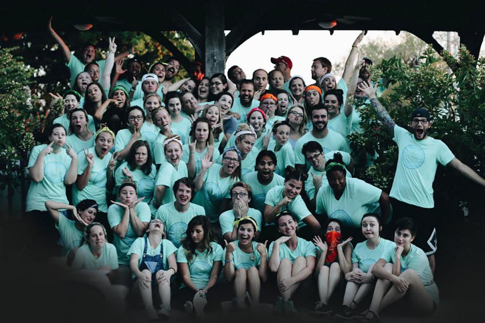 Team photo at the 2016 company retreat