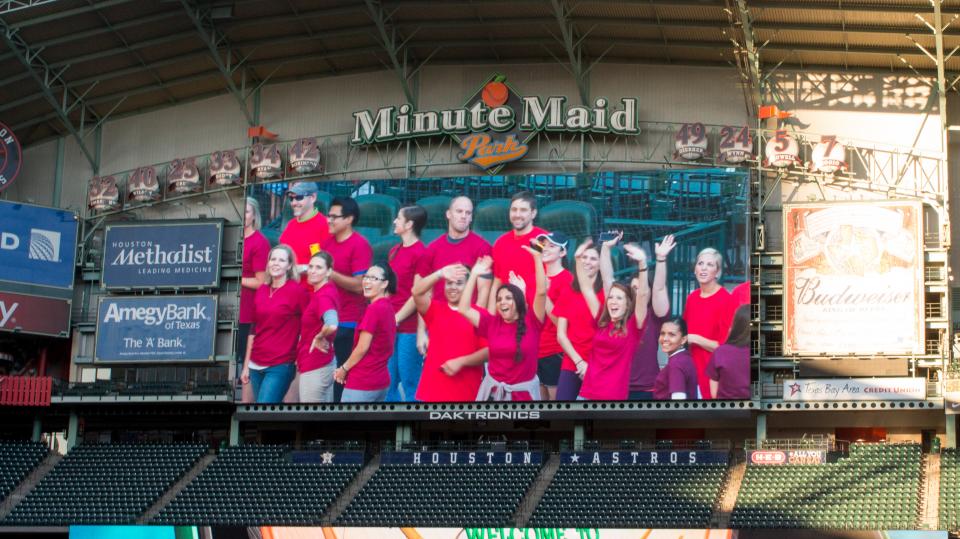 Employee 10 Year Anniversary Party at Minute Maid Park