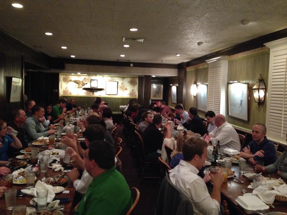 Company-wide Dinner with Clients at our Annual Summit