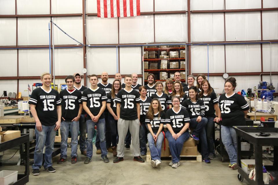 Our awesome manufacturing crew