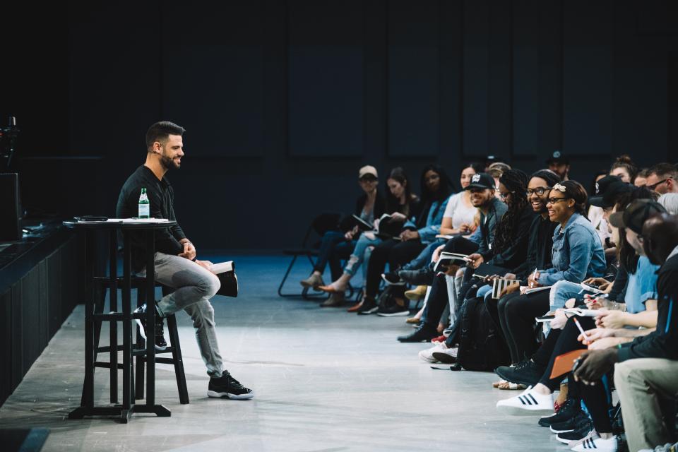 Each week we gather for Staff Rally and it looks a little different each time. From staff development teachings to sharing stories of life change to arm wrestling contests — we know that the time spent together is well worth the culture it produces.