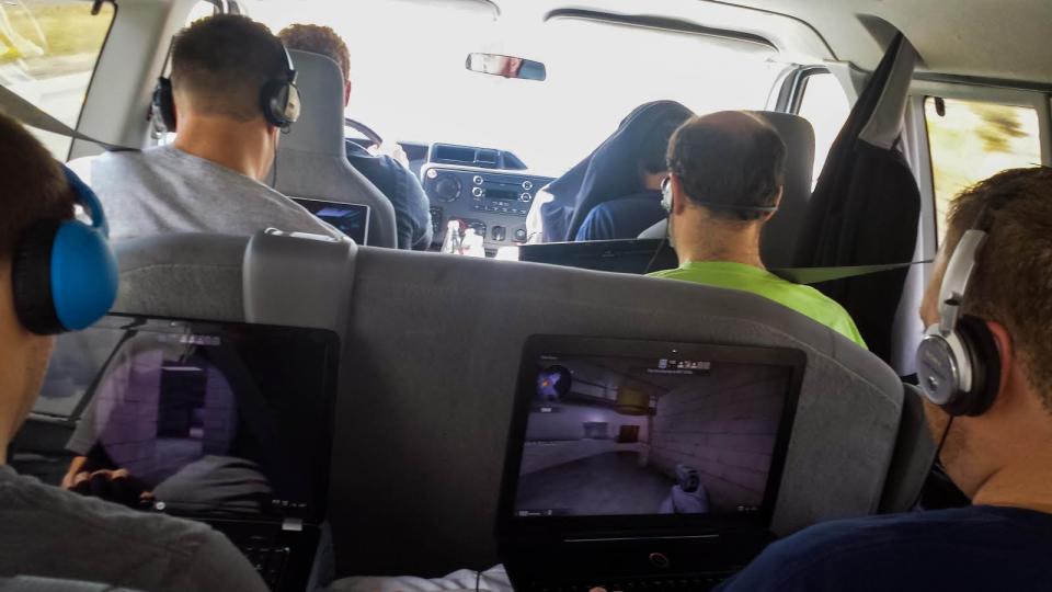 Video Games on Road Trip