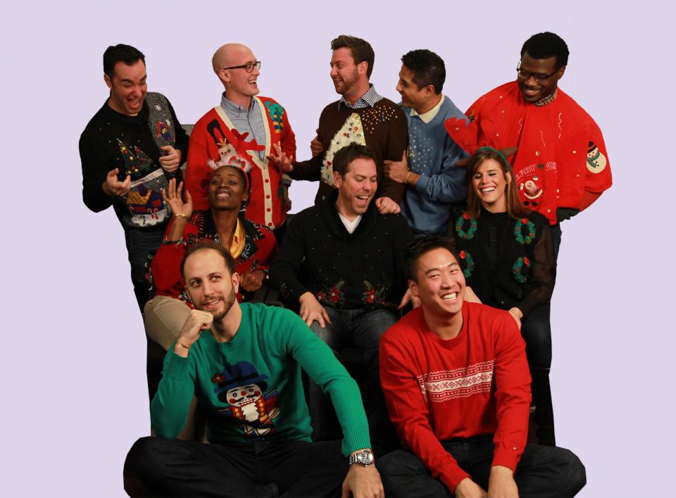 Ugly Sweater Photo - Sales Team