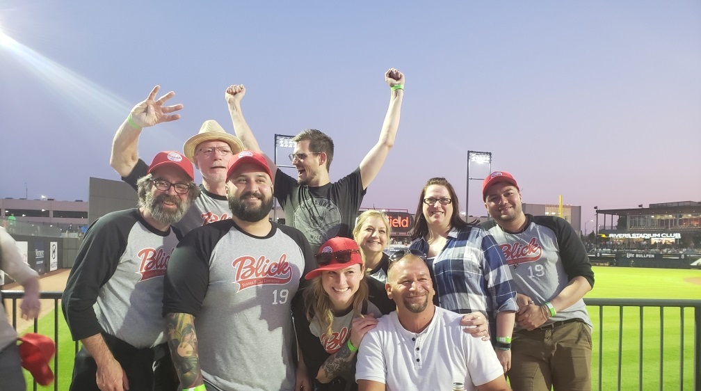 Retail Conference-General Managers bonding time at a Chicago Dogs baseball game in Rosemont, IL