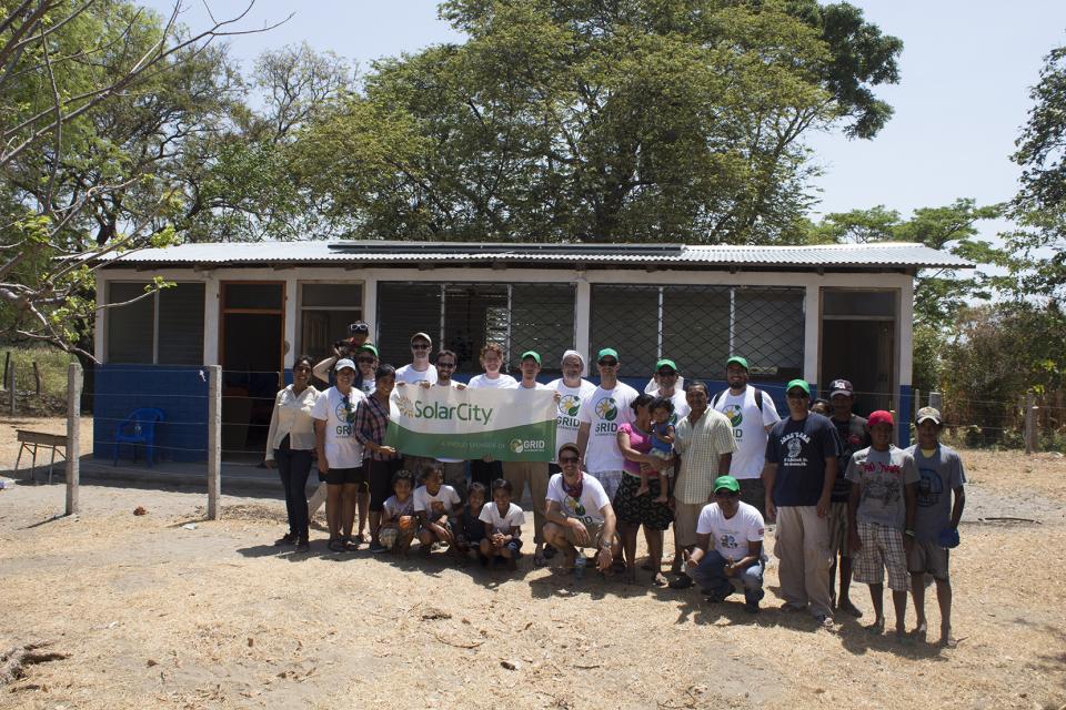 The GivePower Foundation gives light to a school in Nicaragua.