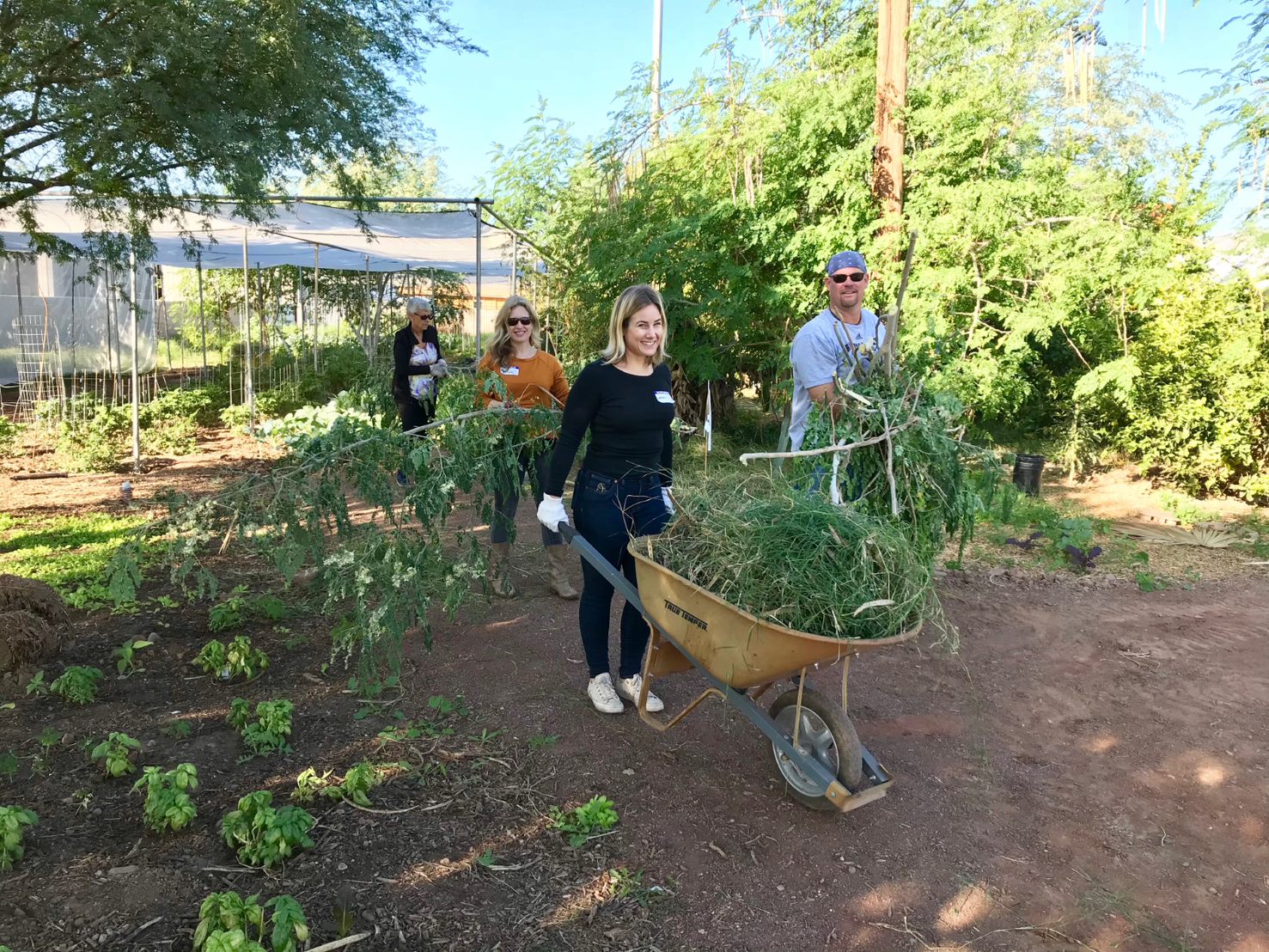 Our RootedinGood team partnered with the Phoenix Association for the Deaf to repurpose furniture for their space.