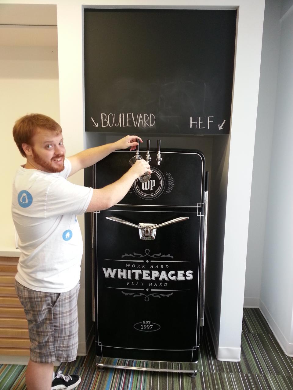 Custom WhitePages Kegerator