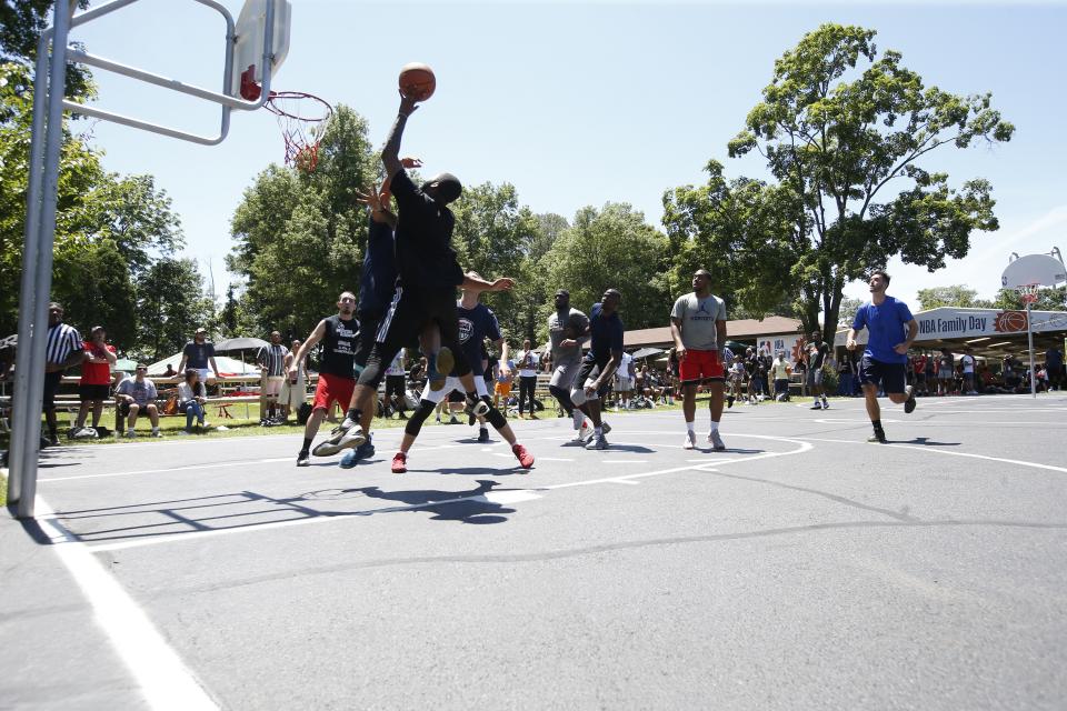 Friendly competition during NBA Family Day