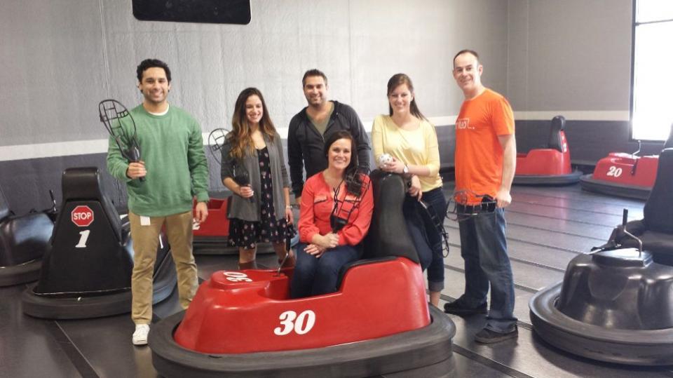 Chicago Whirlyball teambuilding